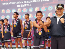 Wako Solok Hadiri Turnamen Basket tingkat SMP/MTS se-Sumatera Barat