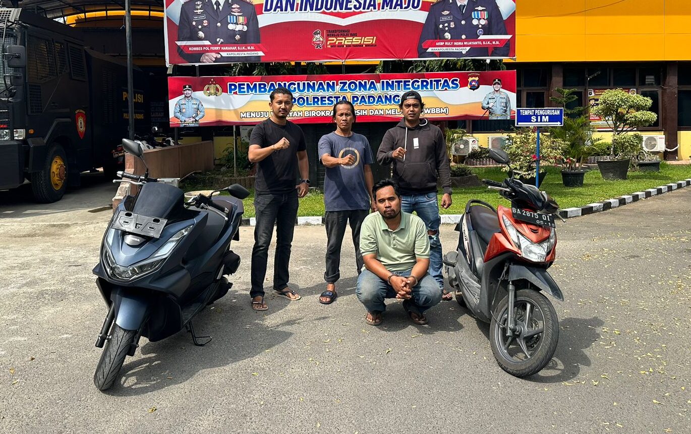 modus-pinjam-untuk-pulkam,-pria-asal-pasaman-ini-malah-gadaikan-motor-orang