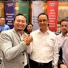 Ketua TKD Amin Sumbar Rahmat Saleh dan Calon Presiden Nomor Urut 1 Anies Baswedan. Foto : Istimewa