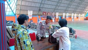 Polisi Kawal Ketat Pelipatan Surat Suara Pemilu 2024 di Bukittinggi