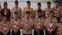 Wawako Solok Kukuhkan Pengurus Kwartir Ranting Pramuka Lubuk Sikarah