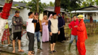 Wawako Solok Kunjungi Lokasi Banjir Simpang Rumbio