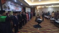 Puluhan Panwaslu Kecamatan se-Kabupaten Lima Puluh Kota Pada Pemilihan Tahun 2024 Dilantik