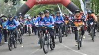 Seribuan Goweser Meriahkan Event Gowes Silaturrahmi Adventure di Payakumbuh
