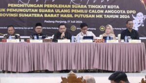 Irman Gusman Kuasai Suara PSU DPD RI di Padang Panjang