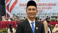 Oki Oktaviado ‘Anak Petani’ Dilantik Menjadi Anggota DPRD Kota Solok 2024-2029
