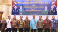 Wako Solok Zul Elfian Umar Hadiri Pisah Sambut Dandim 0309
