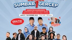 Besok ! Konser Sumbar Gercep Hadir di Dharmasraya