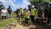 Bupati Lima Puluh Kota Letakkan Batu Pertama Pembangunan Jembatan Lubuak Nago