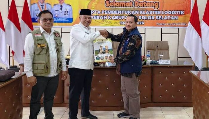 Sosialisasi Klaster Logistik, Solok Selatan Tingkatkan Kesiapsiagaan Bencana