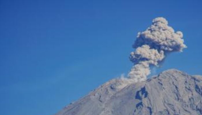 Semeru Kembali Erupsi, Semburkan Abu Vulkanik Setinggi 700 Meter