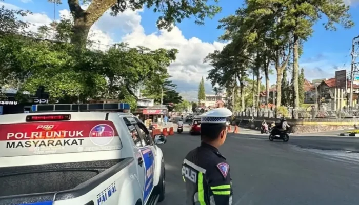 Polresta Bukittinggi Tilang 510 Pengendara Selama Operasi Patuh 2025
