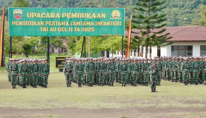 600 Calon Tamtama TNI AD Jalani Pendidikan Pertama di Secata Padang Panjang