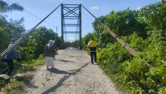 Jembatan Gantung Damar Rumput di Pesisir Selatan Segera Direhabilitasi