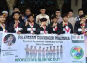 Gubernur Lepas Kontingen Pramuka Sumbar ke WMSJ