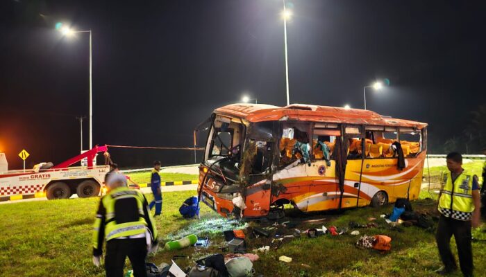 Polisi Ringkus Kernet Bus ALS Pelaku Tabrak Lari Tol Padang-Sicincin