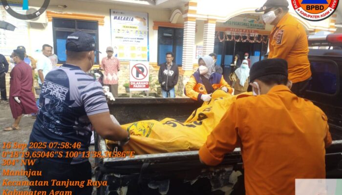 Pencarian Nelayan Maninjau Berakhir, Korban Ditemukan Meninggal Dunia