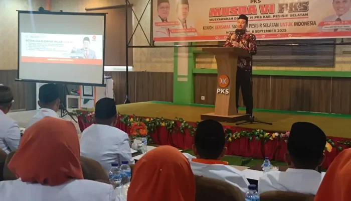 Musda PKS Pessel, Rahmat Saleh Pesan Hal Ini