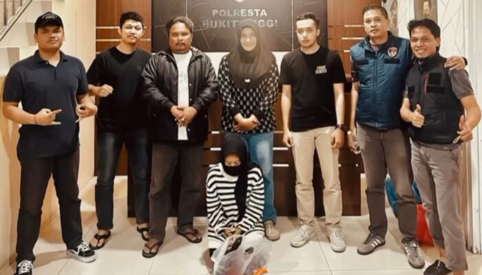 Polisi Tangkap Ibu Pembuang Bayi Dimutilasi di Bukittinggi