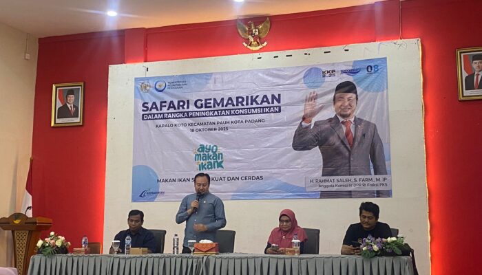 Tekan Stunting, Rahmat Saleh Safari Gemarikan di Padang