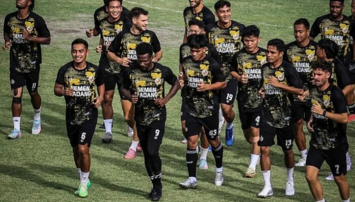 Semen Padang FC Gaspol Latihan di Kediri Usai Taklukkan Persijap