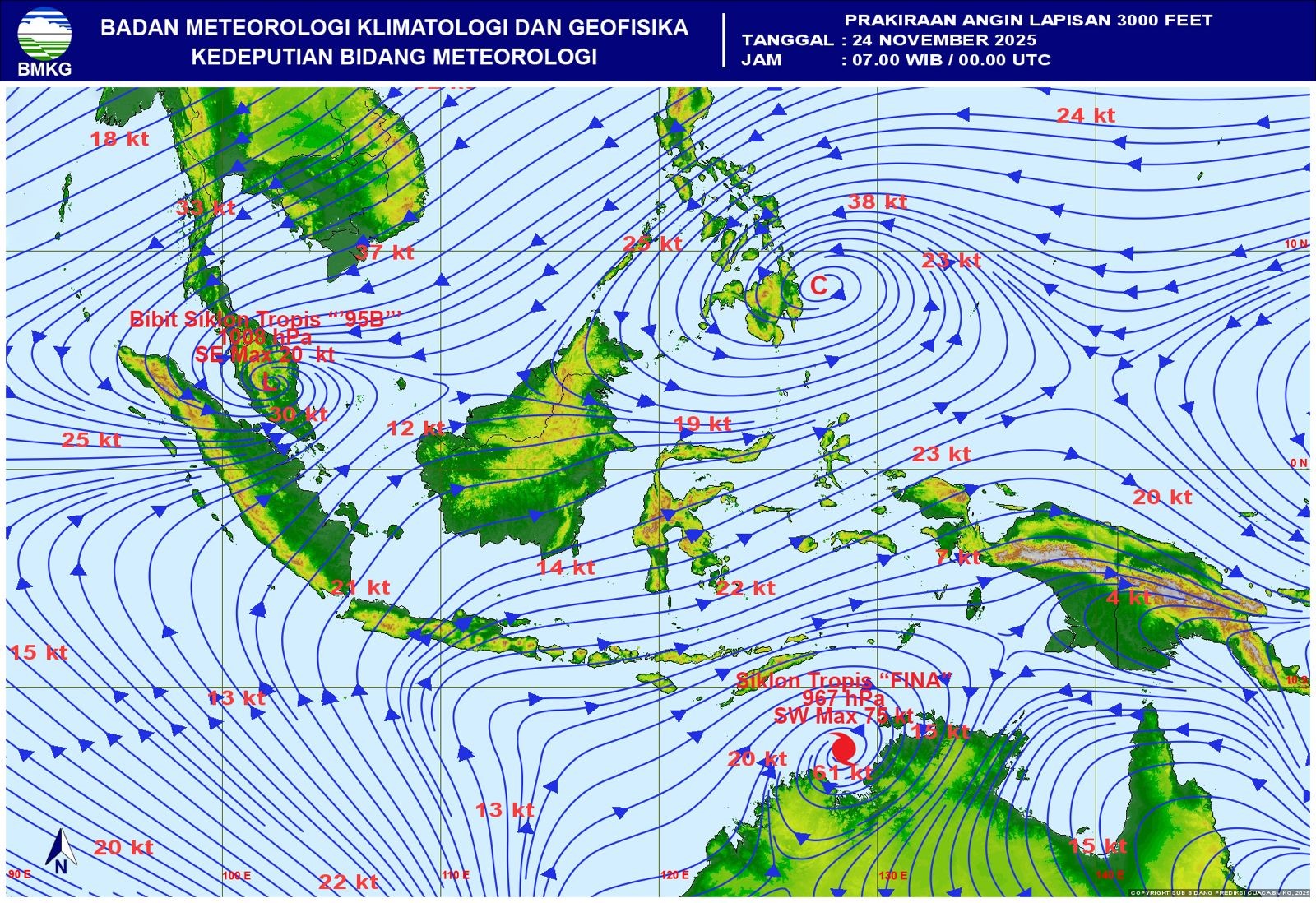 siklon-tropis-95b-di-malaysia-picu-hujan-berkepanjangan-di-sumbar,-ribuan-rumah-terendam-banjir
