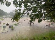 Banjir Rendam TPU Tunggul Hitam, Ada Makam yang Hanyut