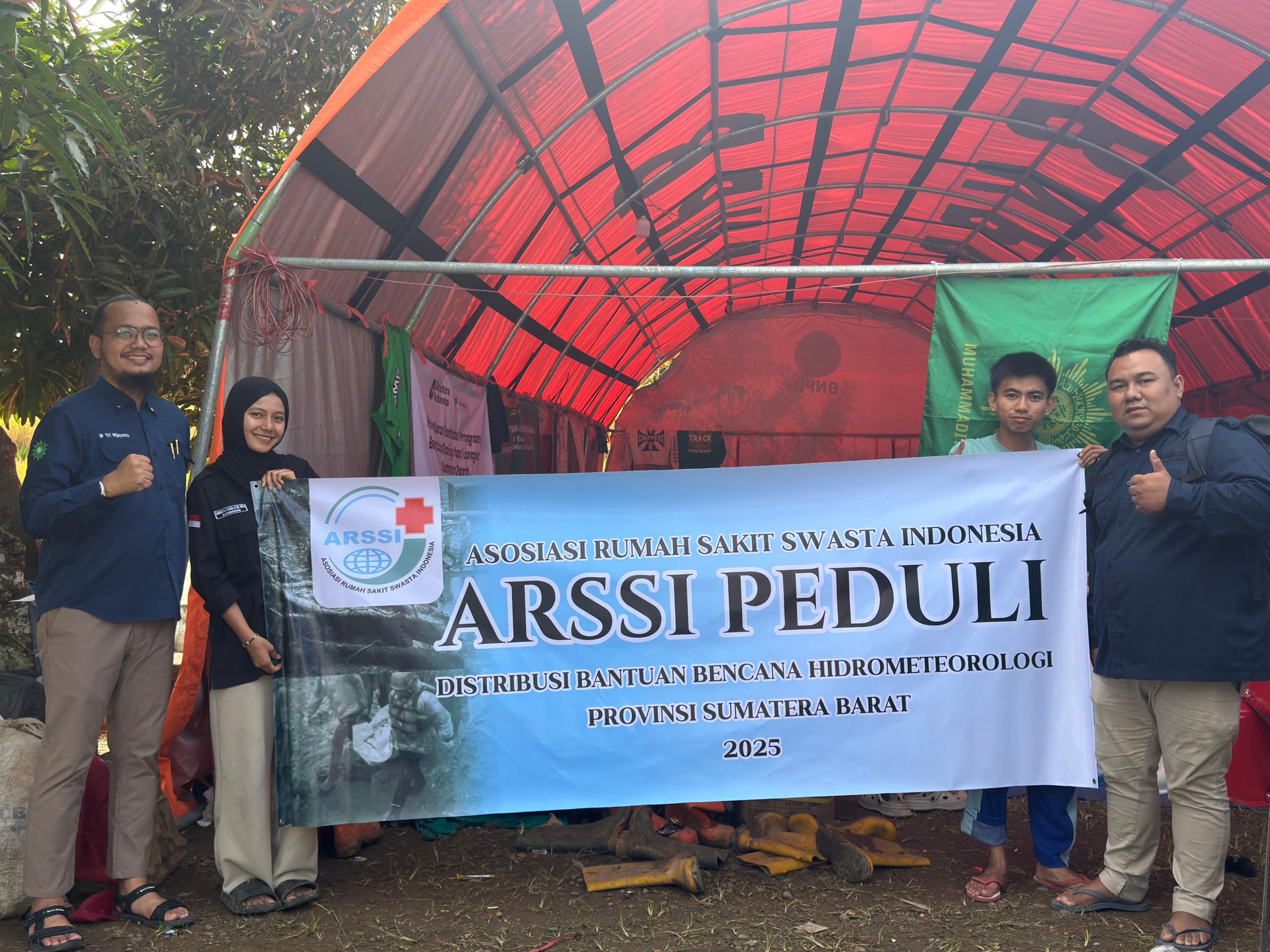 arssi-sumatera-barat-salurkan-bantuan-tahap-i-untuk-korban-bencana