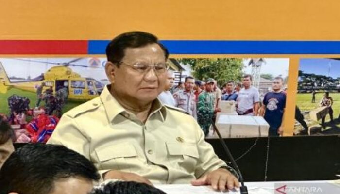 Prabowo Segera Tinjau Agam Pasca Bencana Hidrometeorologi