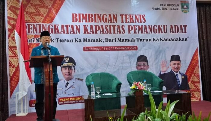 Hadapi Tantangan Sosial, Sumbar Tingkatkan Kapasitas Pemangku Adat