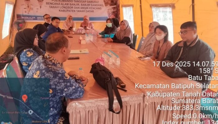 UPN Tanggap Bencana, Dampingi Pemkab Tanah Datar Pulihkan Kesehatan