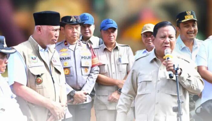 Prabowo Tinjau Palembayan, Percepat Huntara Korban Galodo Agam