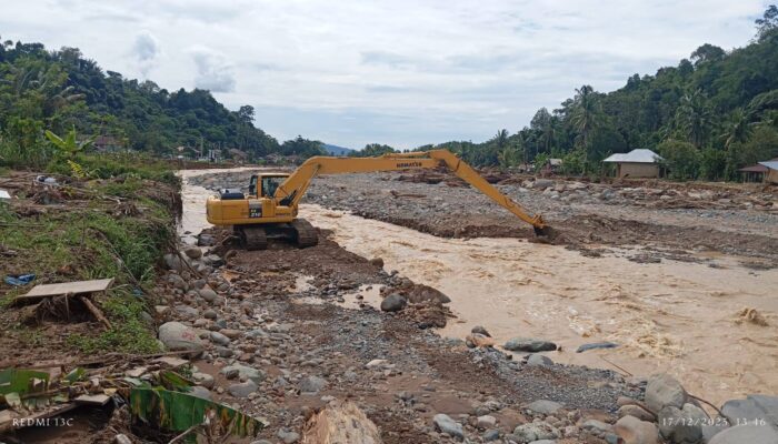 Dinas PUPR Padang Normalisasi Sungai dan Irigasi Pascabanjir
