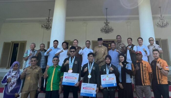 Gubernur Sumbar Jamu Pahlawan SEA Games, Bank Nagari Guyur Bonus