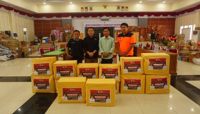 Bantuan Rendang Dharmasraya Mengalir ke Agam, Wujud Solidaritas di Kala Bencana