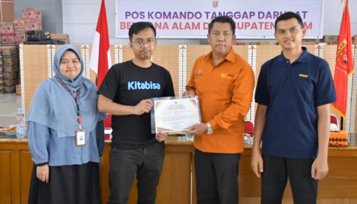Kitabisa Salurkan Rp1,1 Miliar, Bantu Korban Bencana Agam Pulih