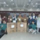 Wakil Bupati Agam, Muhammad Iqbal SE MCom, menyambut langsung kedatangan rombongan Institut Pertanian Bogor (IPB) di Pos Komando Tanggap Darurat Bencana Alam, Balairung Rumah Dinas Bupati Agam, Padang Baru, Selasa (23/12).