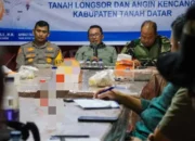 Bupati Tanah Datar Perkuat Data dan Akses Logistik dalam Evaluasi Tanggap Bencana