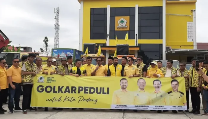 Banjir dan Longsor Sumbar, Golkar Kerahkan Bantuan Alat Berat dan Ribuan Sembako