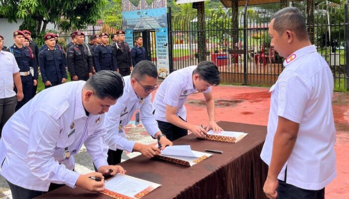 Rutan Padang Teken Perjanjian Kinerja, Tingkatkan Pelayanan Humanis Warga Binaan