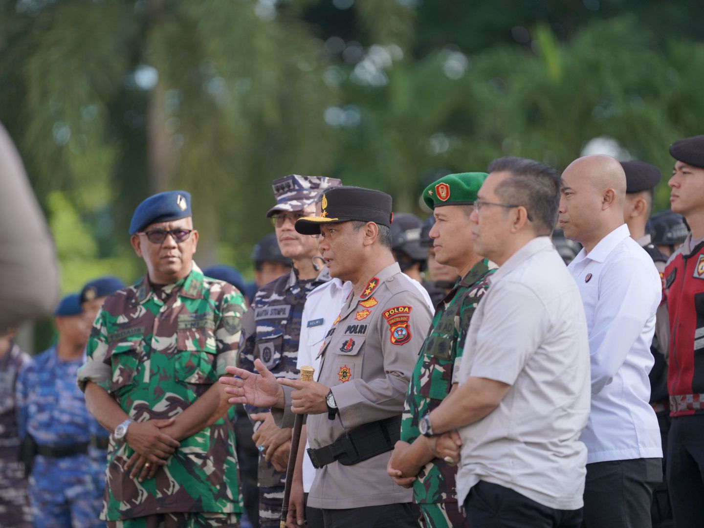 penertiban-tambang-ilegal,-tim-gabungan-gelar-apel-di-kantor-gubernur