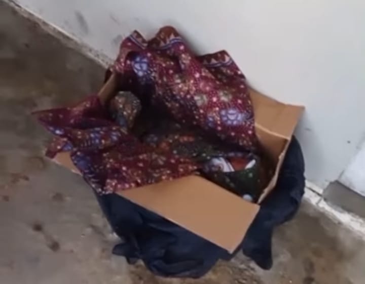 bayi-dibuang-dalam-kardus-ditemukan-di-gadut,-kondisi-selamat