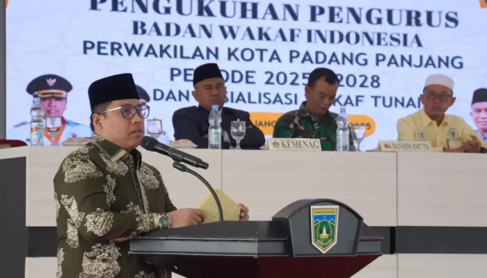 Wakaf Profesional Didorong Jadi Penggerak Kesejahteraan Umat di Padang Panjang