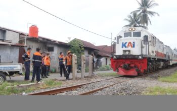 KAI Divre II Sumbar Perketat Pemeriksaan Jalur Kereta Api