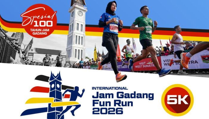 IKA Unand dan Pemko Bukittinggi Gelar Fun Run Jam Gadang 2026
