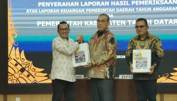 Raih WTP ke-15, Bupati Eka Putra Komitmen Jaga Transparansi Keuangan