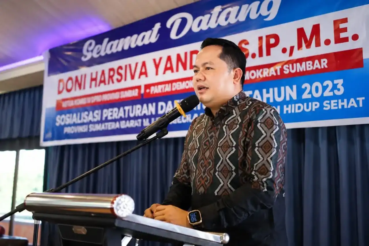 Ketua Komisi IV DPRD Sumbar, Doni Harsiva Yandra