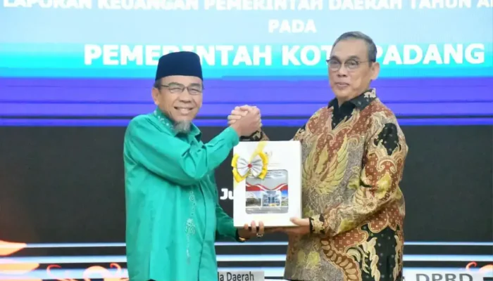Pertahankan Prestasi, Pemko Padang Kembali Raih Opini WTP Tahun Anggaran 2025