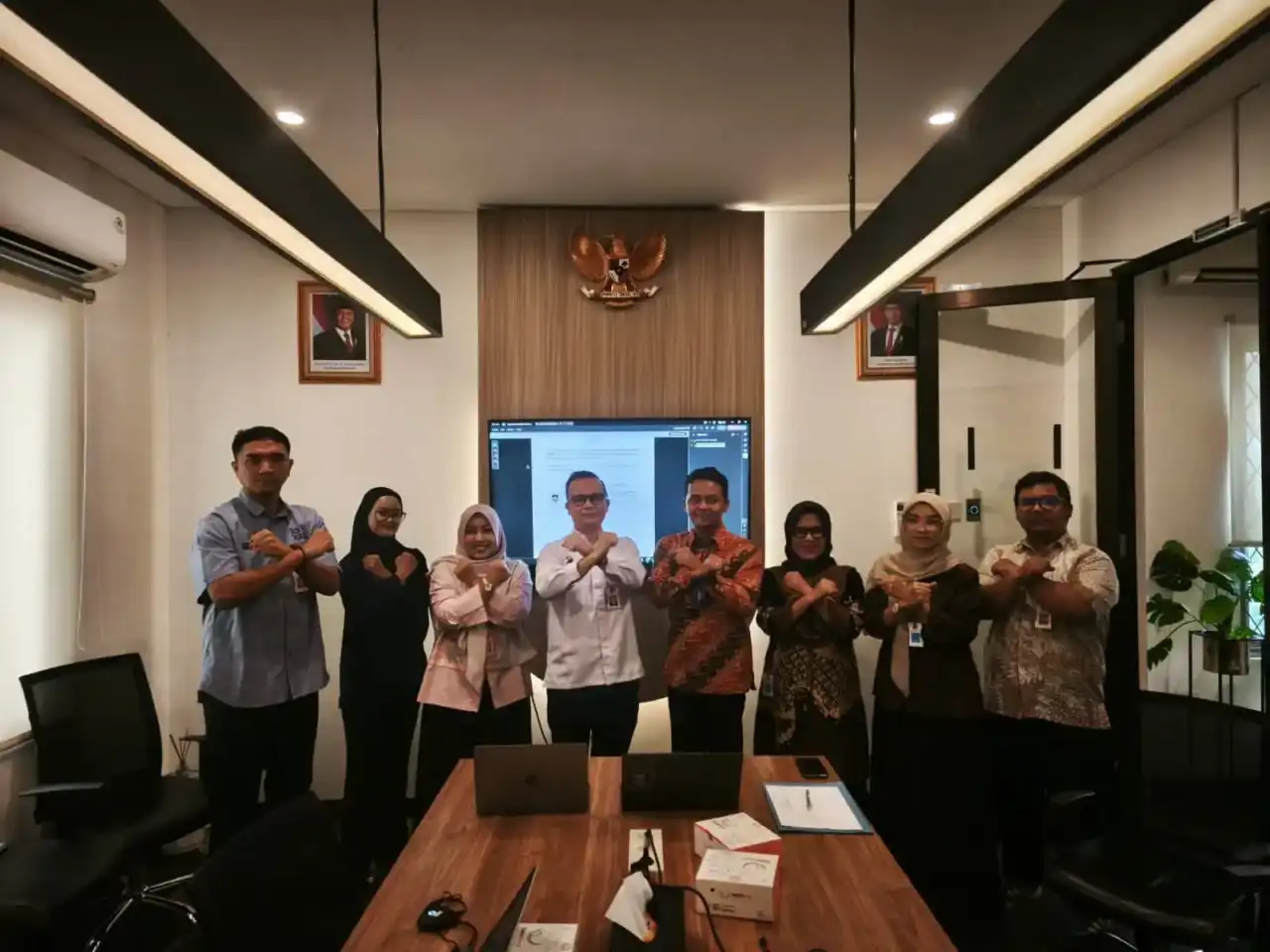 Penandatanganan Perpanjangan Perjanjian Kerja Sama Pemko Padang dengan BSrE, Kamis 21 Mei 2026, Kantor BSrE, Jakarta Selatan.