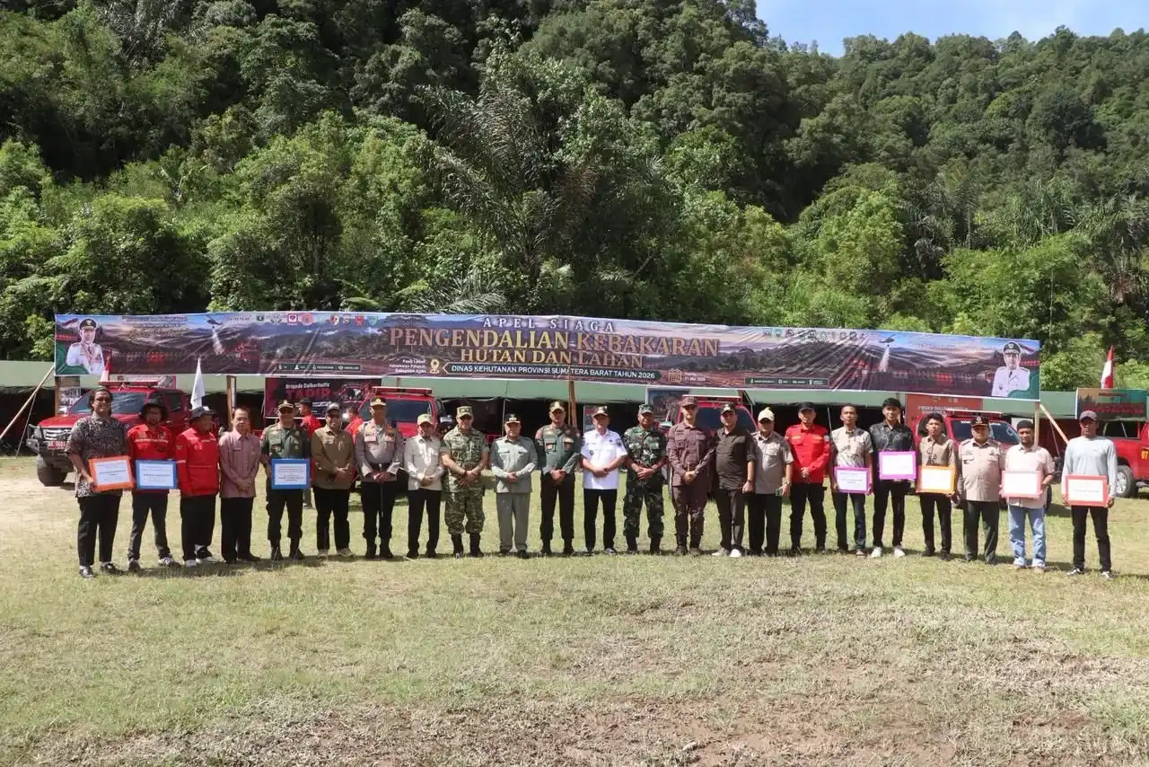 Apel Siaga Pengendalian Karhutla Tahun 2026 Tingkat Provinsi Sumatera Barat.